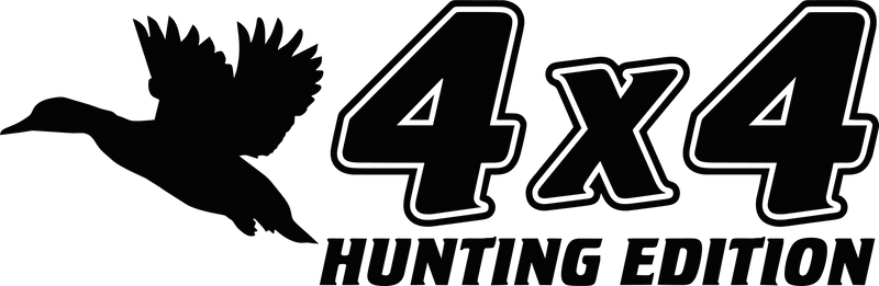 4x4 Duck Hunting Vinyl Decal