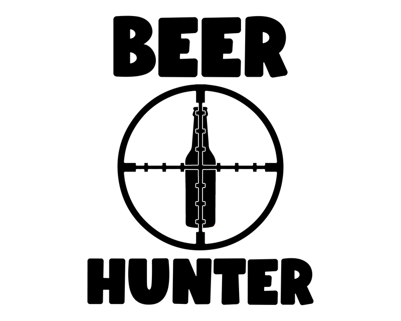 Beer Hunter Vinyl Decal