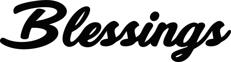 Blessings Vinyl Decal