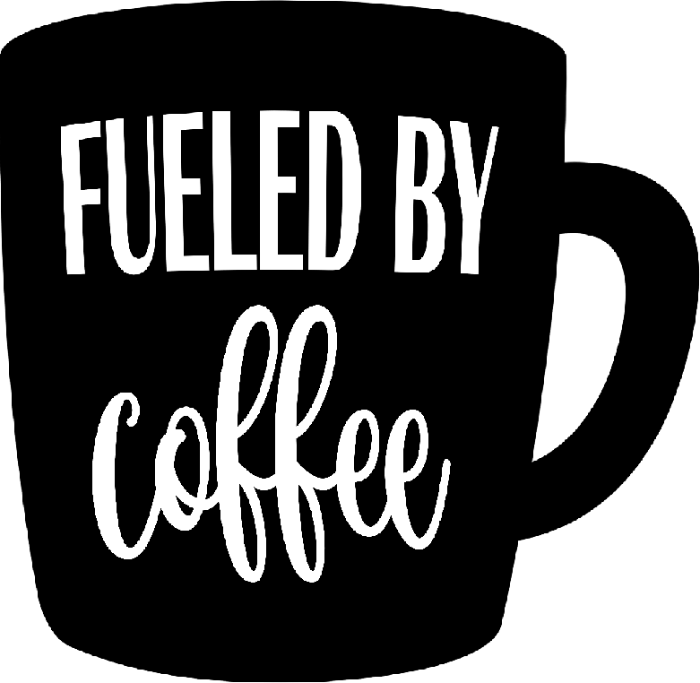 Fueled By Coffee Vinyl Decal