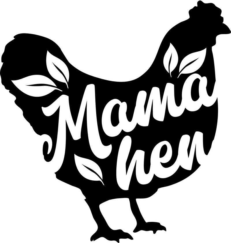 Mama Hen Vinyl Decal