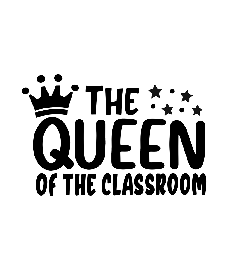 The Queen Of The Classroom Vinyl Decal