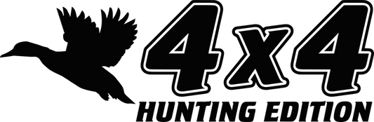 4x4 Duck Hunting Vinyl Decal