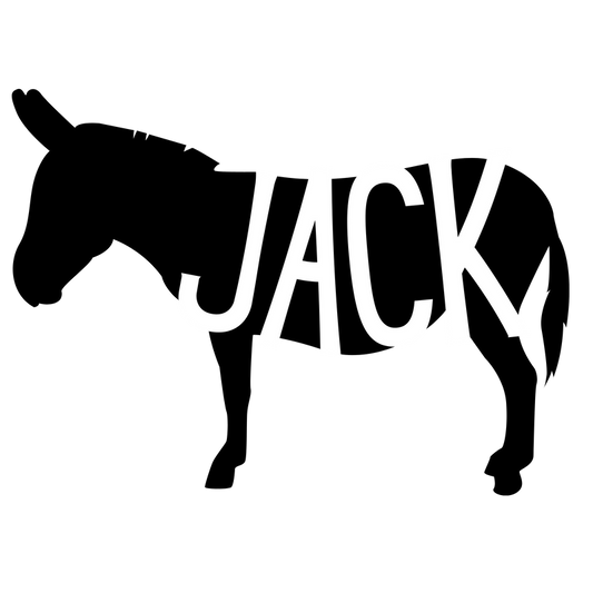 Donkey Jack Ass Vinyl Decal
