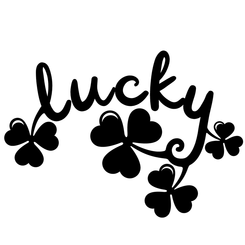 Lucky Vinyl Decal